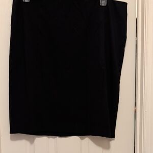 Ann Taylor Factory Classic Black Pencil Skirt